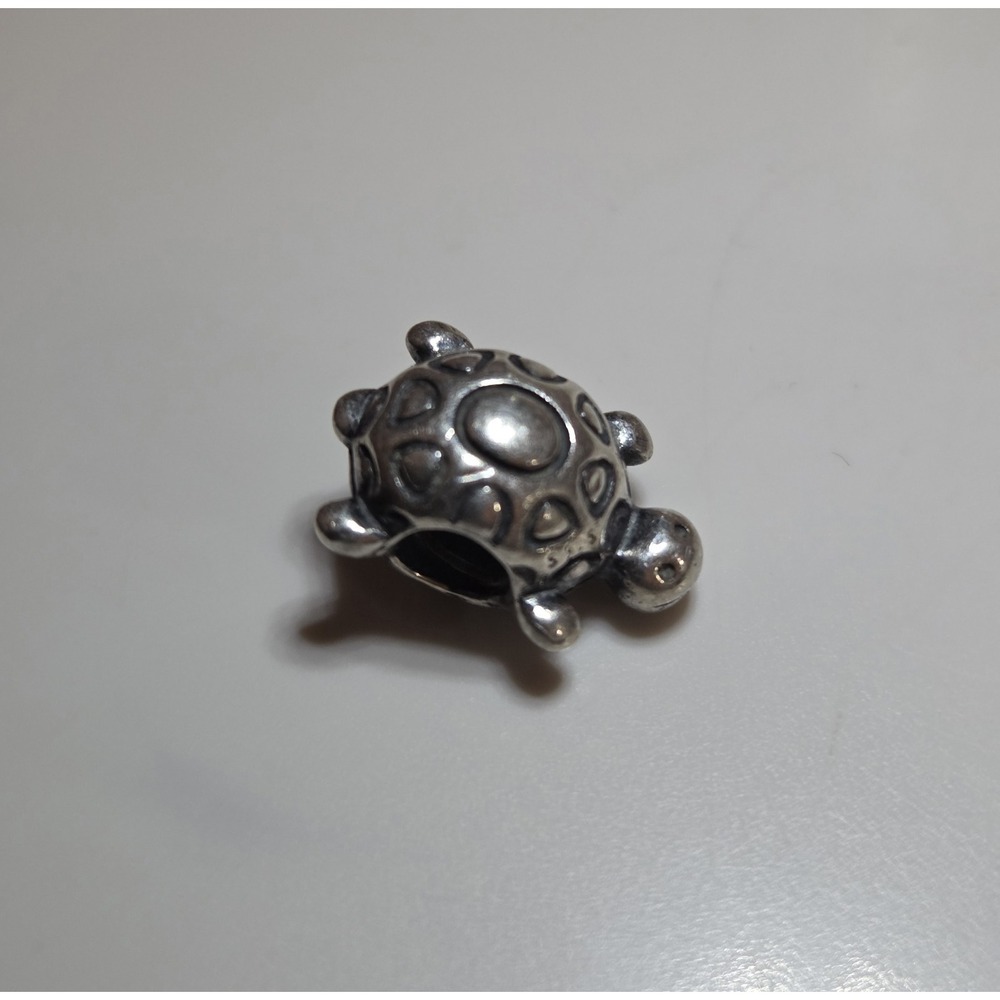 Authentic Retired Pandora Turtle Charm Sterling Silver S925 ALE 790158
